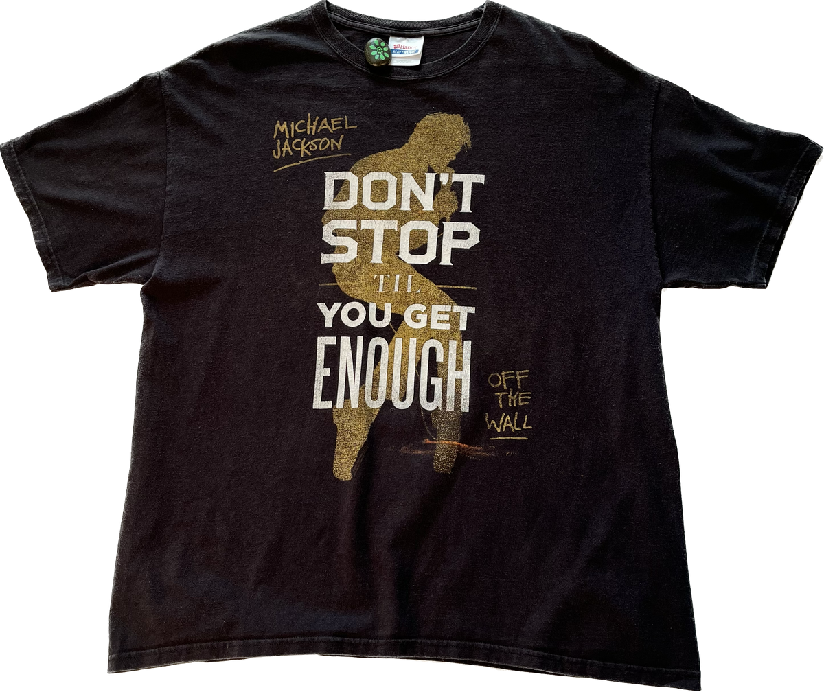 Y2K 2009 Vintage Michael Jackson Off The Wall 'Dont Stop' Tee - Hanes