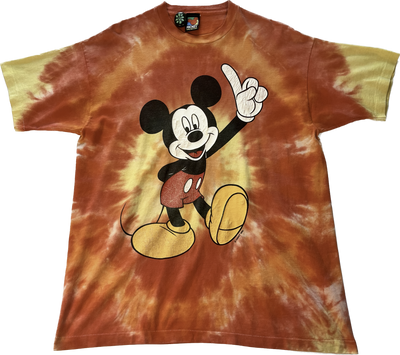 VTG Disney Jerry Leigh Mickey Mouse Tie-Dye Graphic Tee - Mickey Unlimited