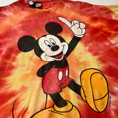 VTG Disney Jerry Leigh Mickey Mouse Tie-Dye Graphic Tee - Mickey Unlimited