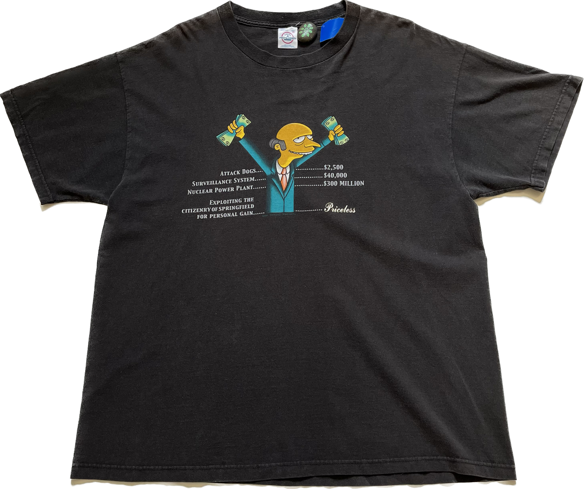 Simpsons Montgomery Burns Money Tee