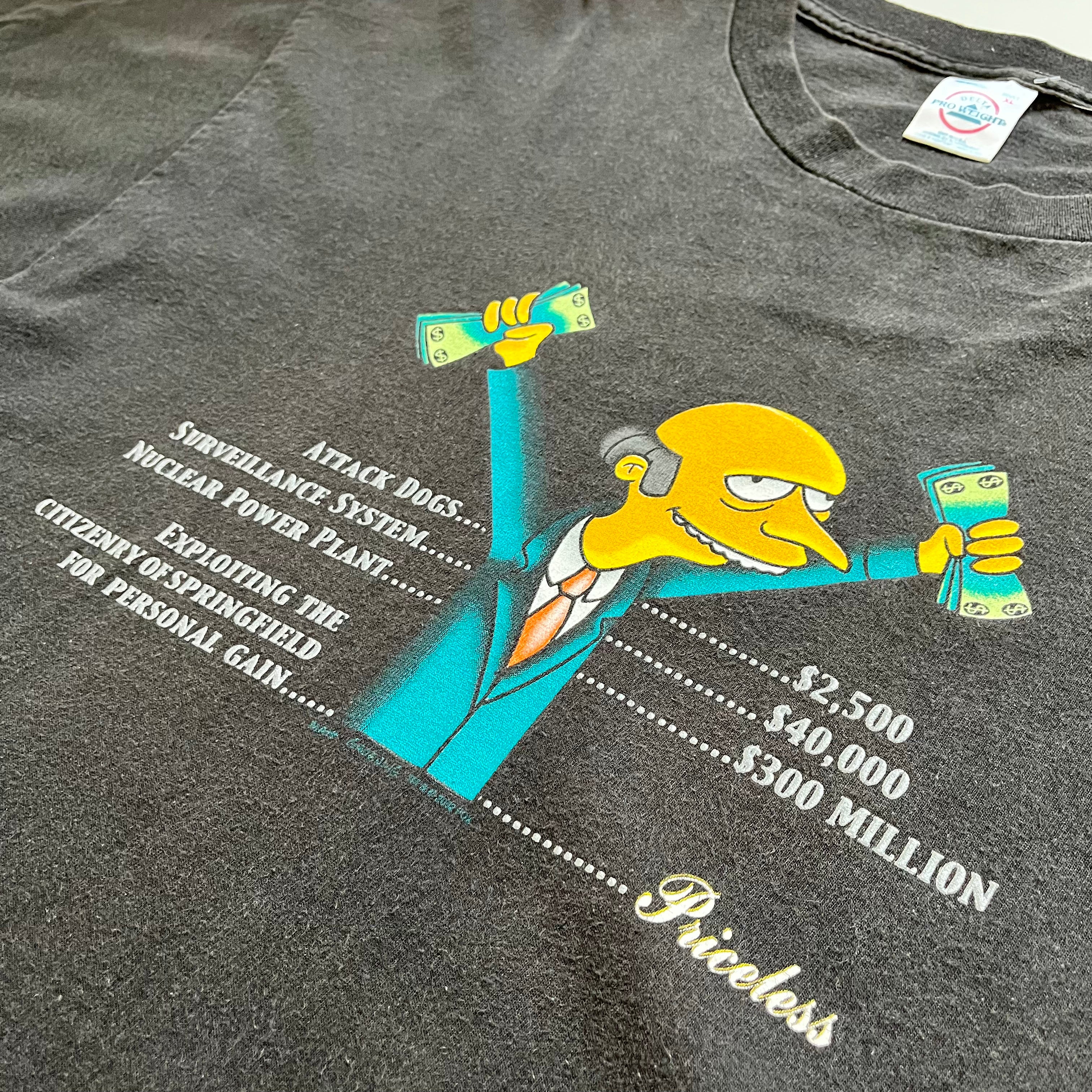 Simpsons Montgomery Burns Money Tee