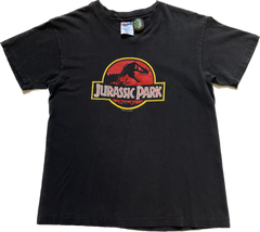 Vintage 1990's Hanes Beefy T'  Jurassic Park Graphic Tee' Single stitched