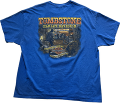 Harley Davidson Blue 'Tombstone Arizona' Tee