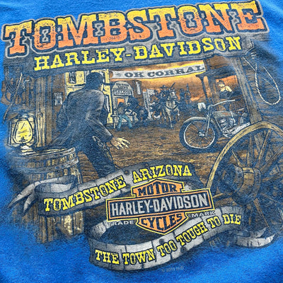 Harley Davidson Blue 'Tombstone Arizona' Tee