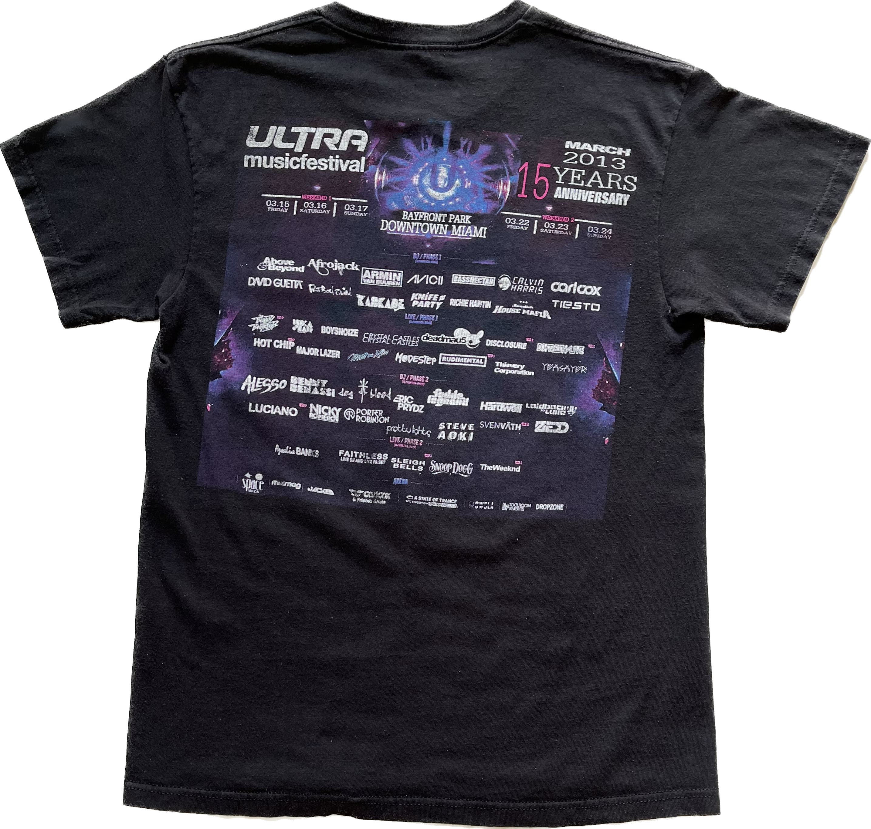 2013 Ultra Music Festival Tee Delta - Black