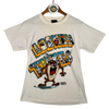 VTG '89 Changes 'Looney Tunes' Spell Out Postcard Tee - White