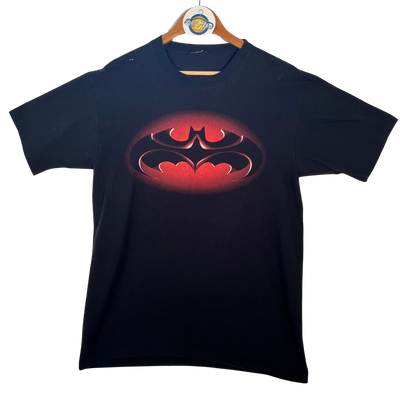 VTG '86 Warner Bros Batman & Robin Graphic Tee - Black