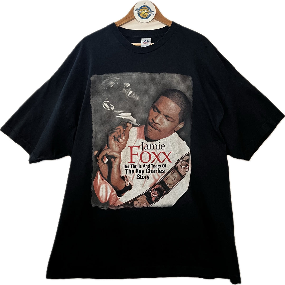 Vintage 00s - Jamie Foxx 'The Ray Charles Story' Graphic Movie Tee