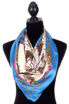 CapZone Royalty Horse & Carriage Silky Square Scarf