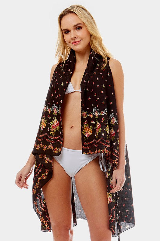 Flower Power Cover Up Vest