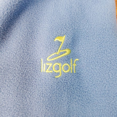 LizGolf Blue/Green Fleece Sweater