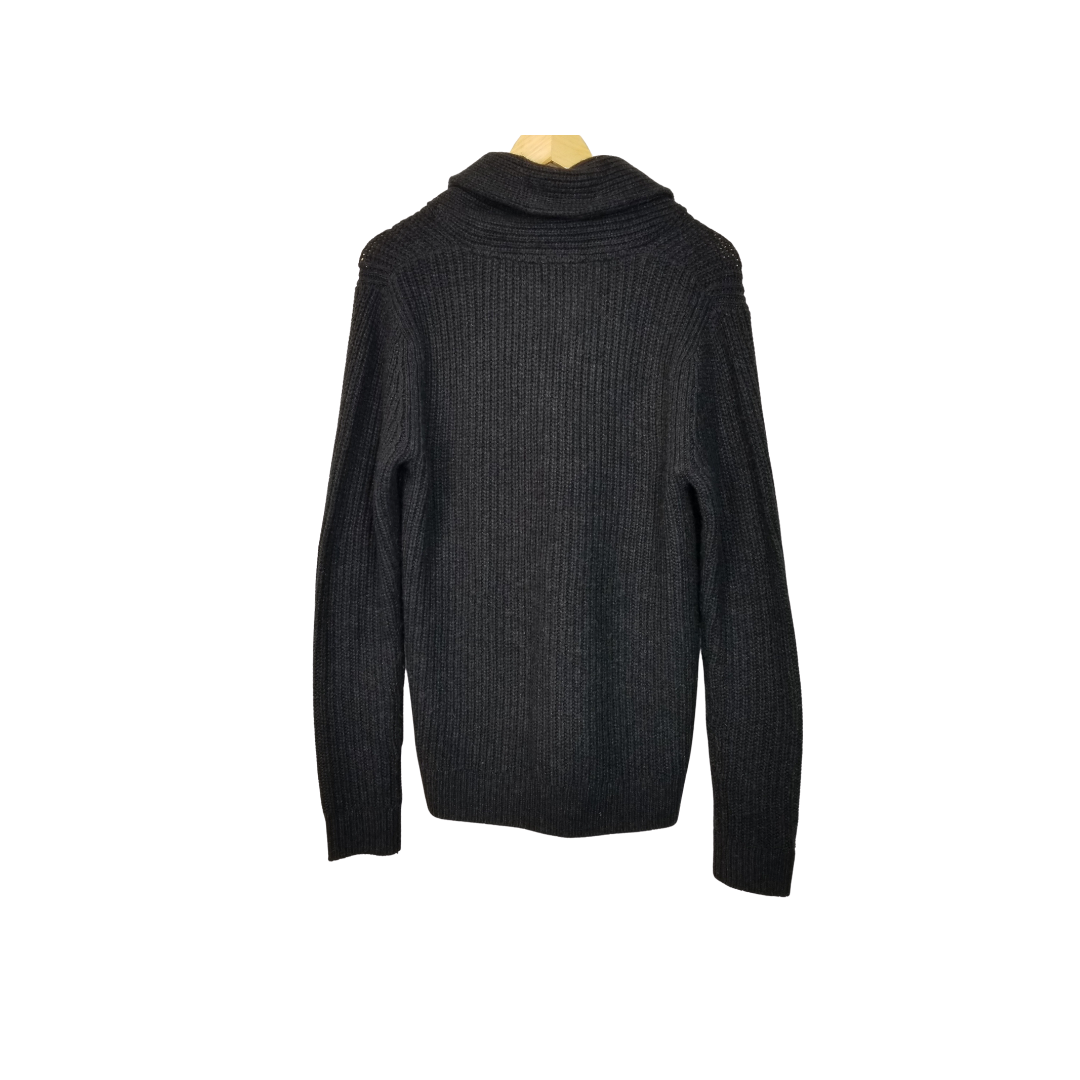 H&M Black Fisherman's Knit Sweater