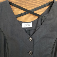 Jean Paul Black Button Down Dress