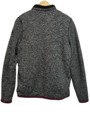 Hollister Grey Thick Knit Sherpa Sweater