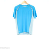 Blue Workout Tee With Light Blue Back - New2You Lx