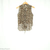 Sheer Animal Print Blouse (Dna) - New2Youlx