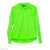 Lime Green Button Up Long Sleeve Blouse (Ralph Lauren)