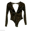 Black Velour Bodysuit (Victoria's Secret) - New2You Lx