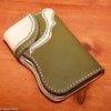 (Bweiss) Leather Wallet Olive Harness Mid-Wallet - New2You Lx