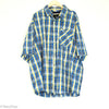 Blue & Yellow Plaid Button Up Shirt (Roca Wear) - New2You Lx