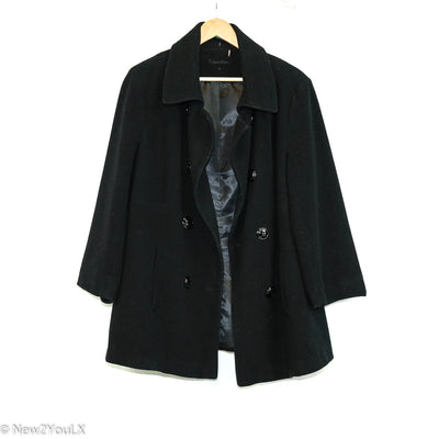 black pea coat (calvin klein) new2you lx
