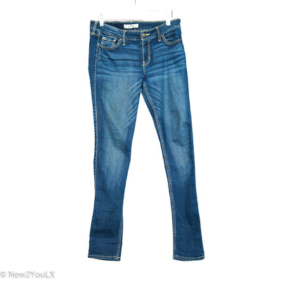 medium wash jeans (hollister)