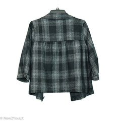 Grey & Black Plaid Blazer (Forever)