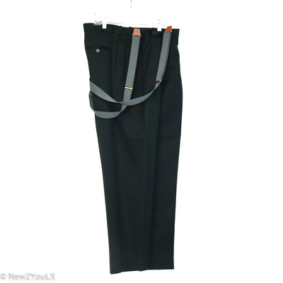 black suspended slacks (trieste) new2you lx