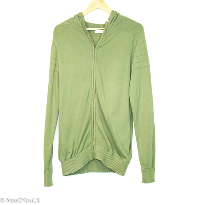 olive green zip up hoodie (thomas) new2you lx