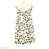 Cream/Brwn/Blck Checkered Print Tube Dress (BR)