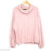 Pink Ballistic Mesh Slouchy Sweater (F21) new2you lx