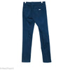 Navy Silver Button Jeans (White House)