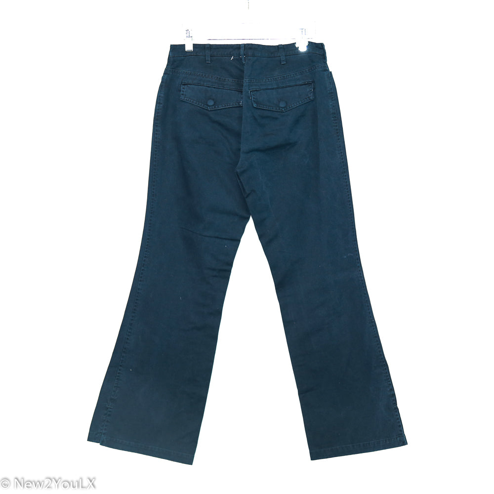 Navy Clasp Waist Khakis (Abercrombie)