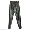 Black Leather High Waist Pants (BR) new2you lx