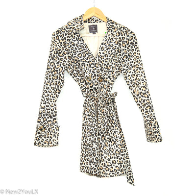 Leopard Print Trench Coat (F21) new2you lx