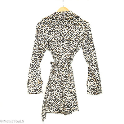 Leopard Print Trench Coat (F21)