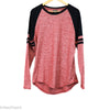 Carbon Red and Navy Baseball Tee New2YouLX New2You
