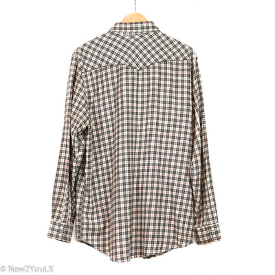 Plaid Button Down Collared Shirt (Old Navy)