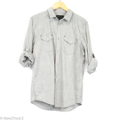 INC Grey Skies Causal Button Up New2YouLX New2You 