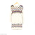 Cream Multicolor Sweater Dress (Shrinking)