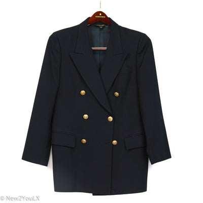 Brooks Brothers Navy Gold Button Blazer New2YouLX New2You