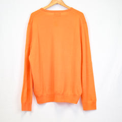 Orange Cashmere Pullover (Polo)
