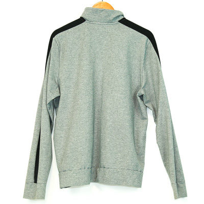 Puma Grey Half Zip Pullover Sweater