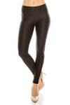 Sleek and Shiny Black Leggings (Multi-Sizes avail)