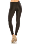 Sleek and Shiny Black Leggings (Multi-Sizes avail)