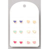 Enamel Heart Stud Earrings Set (New2Youlx) - New2Youlx