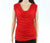 Express Red Cowl neck Scrunch Blouse