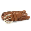 Soft Faux Leather Dual Braided Belt (New2You Lx) - New2Youlx