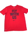 Nike Red 'Fly With Us’ Tee