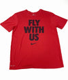 Nike Red 'Fly With Us’ Tee